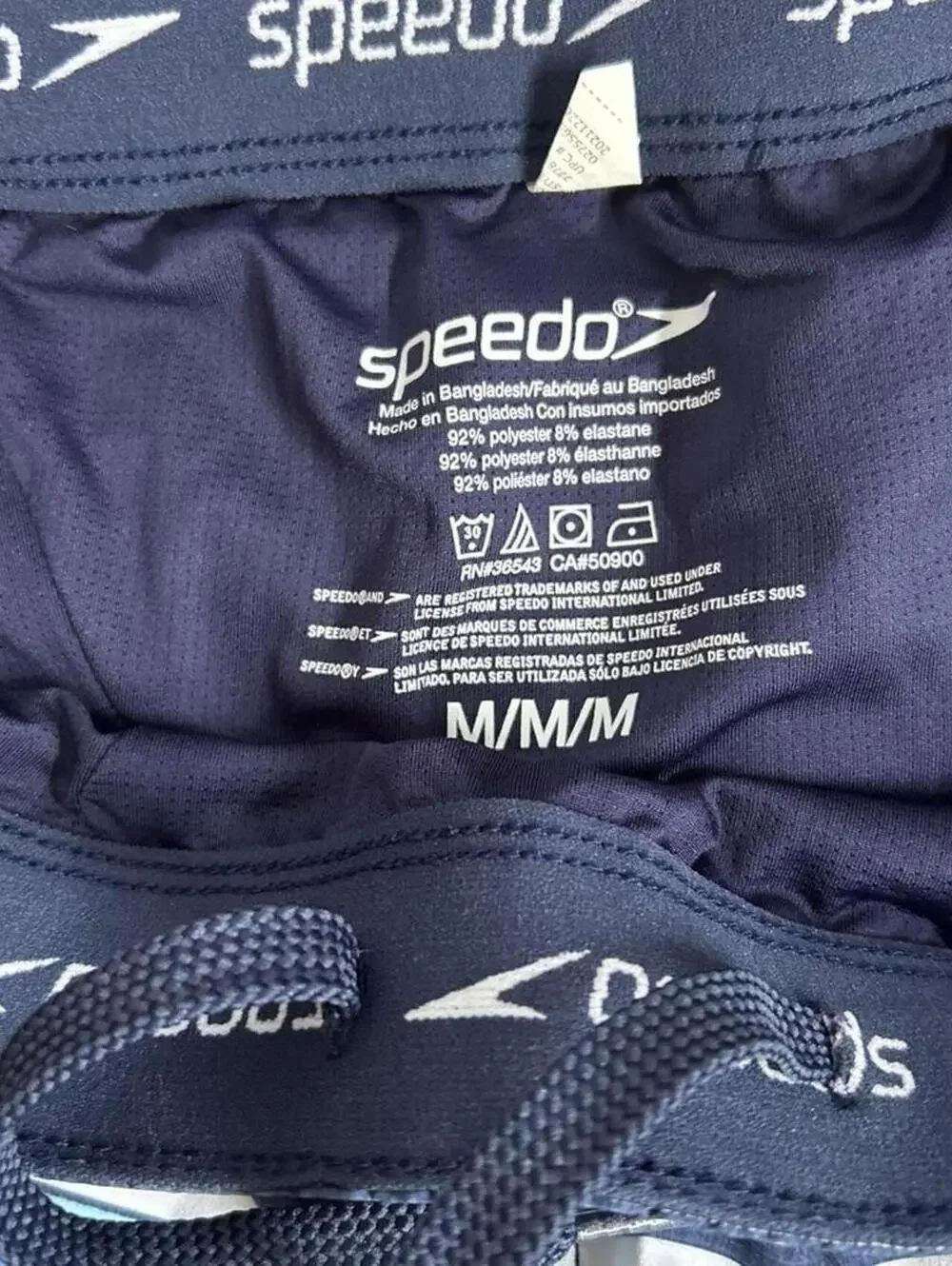 Speedo Men's Blue and Navy Swim-briefs-short